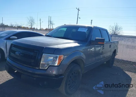 2013 Ford F150 Supercrew из США, поврежденный, VIN 1FTFW1CF9DKF08119